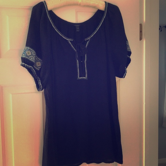 JCrew peasant top in lightweight cotton. - Picture 1 of 1